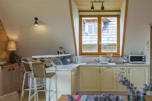 Apartamentai HANKA - vaizdas iš svetainės